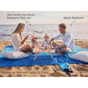 Wekapo Sandproof Beach Blanket Large Quick-Drying Lightweight