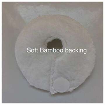 G-tube / Enteral Feeding 7 Pack Pads (White/black) (3 inch round, white/black)