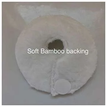 G-tube / Enteral Feeding 7 Pack Pads (White/black) (3 inch round, white/black)