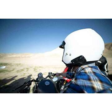 Cardo FRC4P101 - FREECOM 4 Plus Motorcycle 4-Way Bluetooth Communication System Headset - Black, Dual 2 Pack