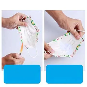 KIMARS Kids Face Masks 50 Pack for Christmas - Safe & Fun