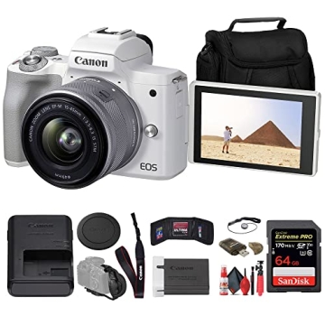 Canon EOS M50 Mark II Camera Bundle for Creators