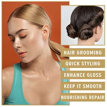 CAHIUYOA Hair Wax Stick for Styling, 1PCS, 2.7 Oz, Non-greasy Stick Wax for Fly Away & Edge Frizz Hair, Makes Hair Look Neat and Tidy