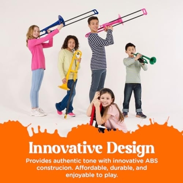 pBone Plastic Trombone for Students Beginners Durable ABS