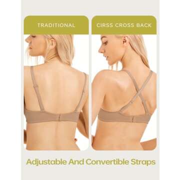 Wingslove Deep V Plunge T-Shirt Bra for Stylish Comfort