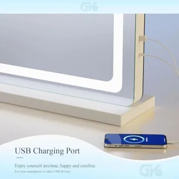 Gvnkvn Makeup Vanity Mirror with Lights for Flawless Beauty