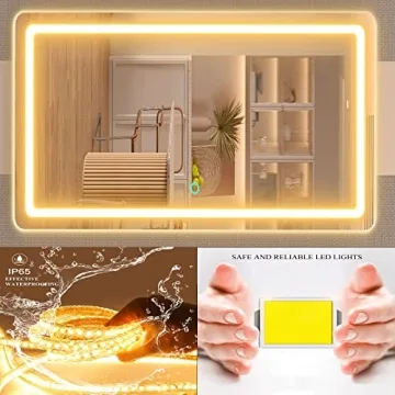 Gvnkvn Makeup Vanity Mirror with Lights for Flawless Beauty