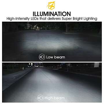 Xprite 105W LED Headlights for Wrangler JK TJ LJ 1997-2018