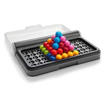 SmartGames IQ Puzzler Pro, a Travel Game for Kids and Adults, a Cognitive Skill-Building Brain Game - Brain Teaser for Ages 6 & Up, 120 Challenges in Travel-Friendly Case.