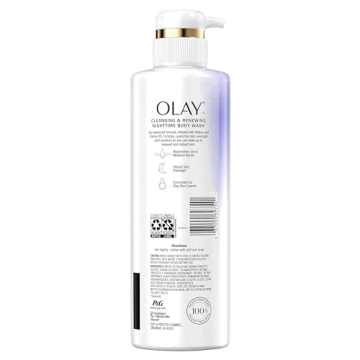 Olay Nighttime Body Wash Retinol Vitamin B3 for Soft Skin