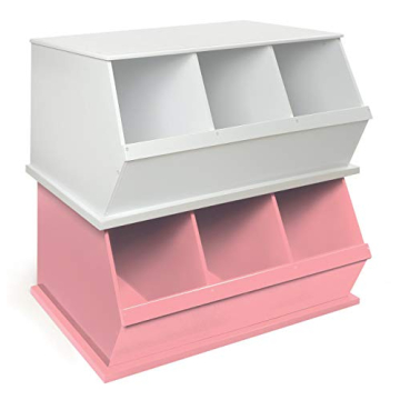 Badger Basket Three-Cubby Storage Unit – Versatile Organizer for Kids' Toys, Books, and Clothes – Durable and Stylish Design