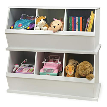 Badger Basket Three-Cubby Storage Unit – Versatile Organizer for Kids' Toys, Books, and Clothes – Durable and Stylish Design