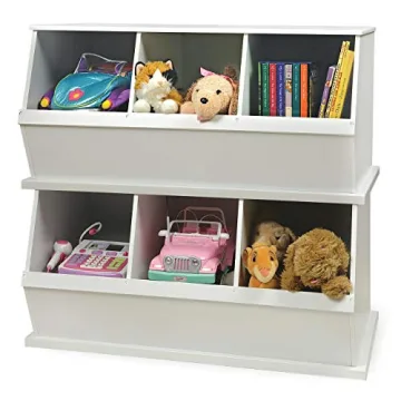 Badger Basket Three-Cubby Storage Unit – Versatile Organizer for Kids' Toys, Books, and Clothes – Durable and Stylish Design