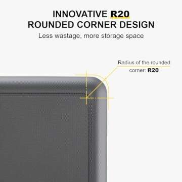 LEVEL8 24-Inch Checked Luggage with Spinner Wheels