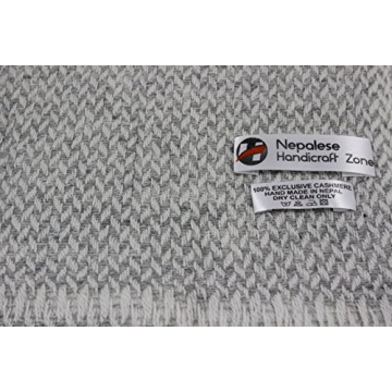 Luxurious Hand Made Himalayan Cashmere Throw Blanket