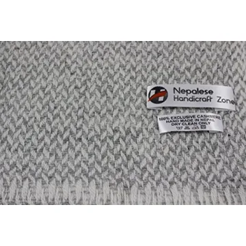 Luxurious Hand Made Himalayan Cashmere Throw Blanket