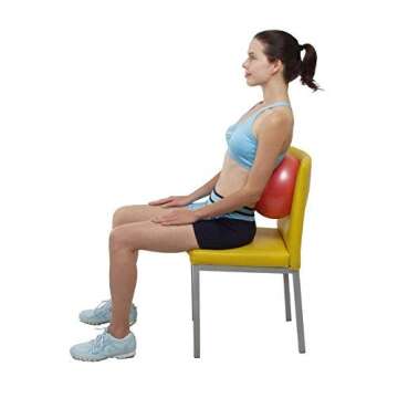 MyFitWay 9" Mini Exercise Ball for Yoga & Pilates