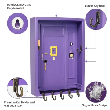 Friends-Themed Key Holder for Stylish Home Organization