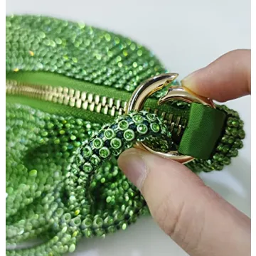 Luxury Rhinestone Hobo Bag for Women - Sparkly Evening Purse