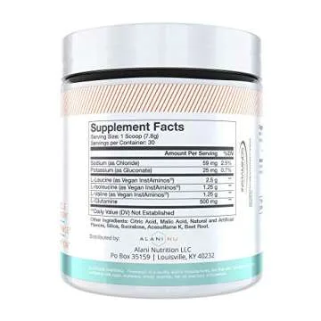 Alani Nu BCAA Amino Acids for Muscle Recovery & Hydration