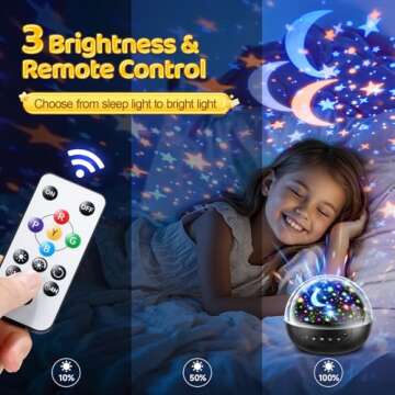 Staryou Dinosaur Night Light Projector for Kids