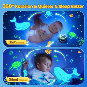 Staryou Dinosaur Night Light Projector for Kids