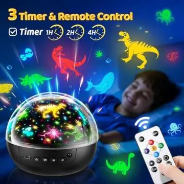 Staryou Dinosaur Night Light Projector for Kids