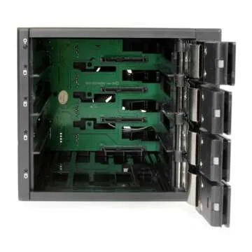StarTech.com 4-Bay Mobile Rack Backplane - Trayless Hot Swap Mobile Rack Backplane for 3.5in SAS II/SATA III - 6 Gbps HDD (HSB4SATSASBA)