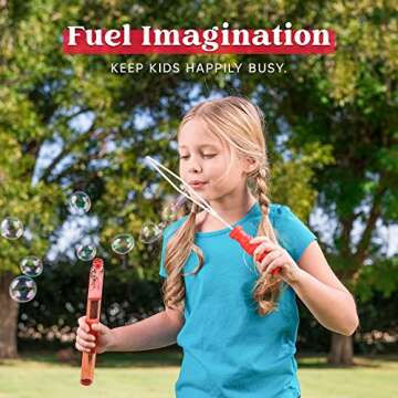 JOYIN Big Bubble Wand Set for Kids – 36 Packs Fun