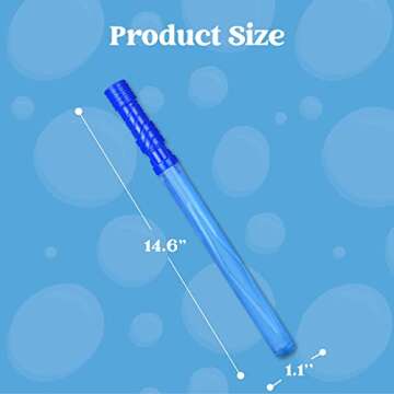 JOYIN Big Bubble Wand Set for Kids – 36 Packs Fun
