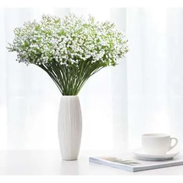 JIFTOK Babys Breath Artificial Flowers for Elegant Decor