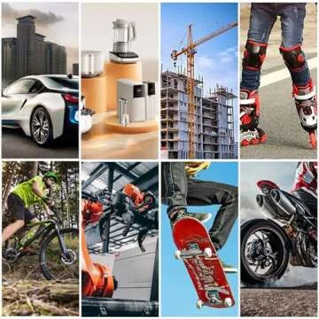 XiKe (10 Pack) 6203-2RS Double Sealed Deep Groove Ball Bearings, 17x40x12mm, Pre-Lubricated for High RPM, Chrome Steel P6, ABEC 3