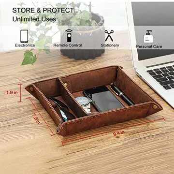 SITHON Valet Tray - Stylish Desktop Organizer