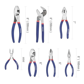 Affordable WORKPRO 7-piece Pliers Set for DIY Enthusiasts