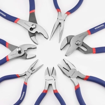 Affordable WORKPRO 7-piece Pliers Set for DIY Enthusiasts