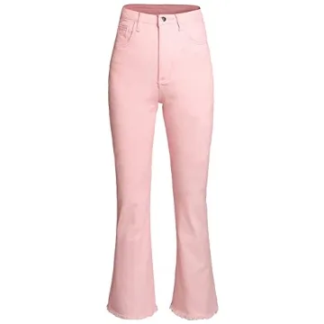 LONGBIDA Women's Flared Bell Bottom Jeans for Stylish Comfort