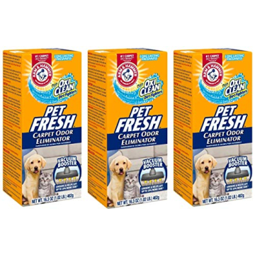 Arm & Hammer Pet Fresh Carpet Odor Eliminator Plus Oxi Clean Dirt Fighters, 3-Pack
