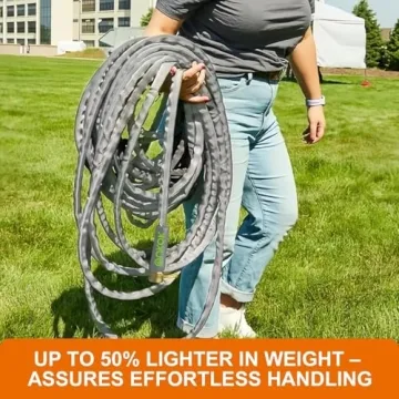 GUKOK 50ft Upgraded Non-Expanding Garden Hose