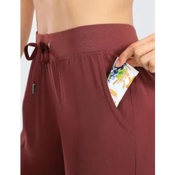 CRZ YOGA Women's Lightweight Workout Joggers - Ideal for Travel & Hiking