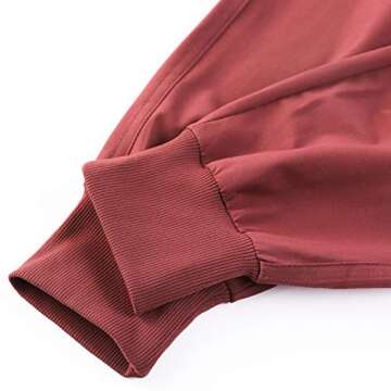 CRZ YOGA Women's Lightweight Workout Joggers - Ideal for Travel & Hiking