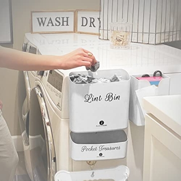A.J.A. & MORE Lint Bin: Stylish Laundry Room Organizer