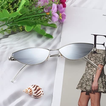 FEISEDY Retro Sunglasses with Stylish UV Protection