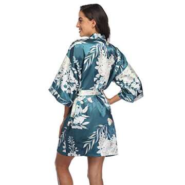 Season Dressing Women Floral Robes for Bridesmaids and More