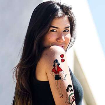 Amy Winehouse Temporary Tattoos (P-9039)