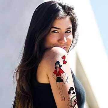 Amy Winehouse Temporary Tattoos (P-9039)