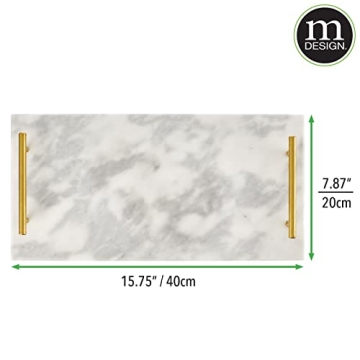 Stylish Marble Serving Tray for Entertaining