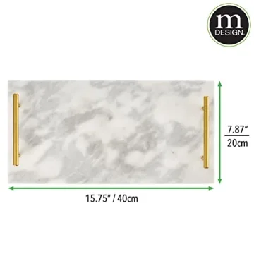 Stylish Marble Serving Tray for Entertaining