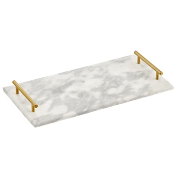Stylish Marble Serving Tray for Entertaining