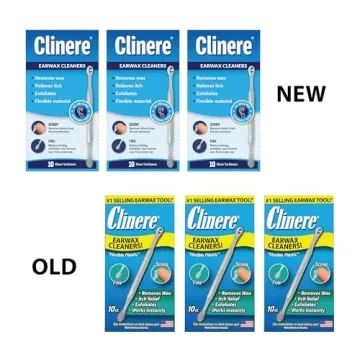 Clinere® Ear Cleaners, 10 Count Pack of 3 for Gentle Ear Hygiene
