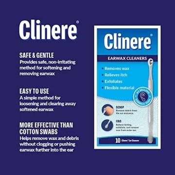 Clinere® Ear Cleaners, 10 Count Pack of 3 for Gentle Ear Hygiene